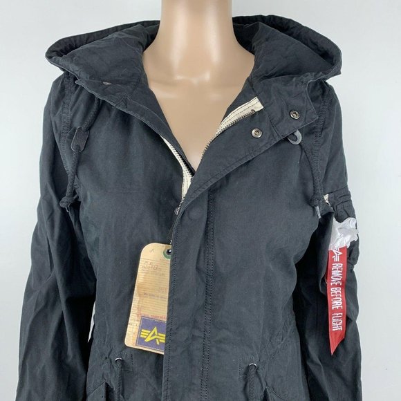 Alpha Industries Womens Size XS Field Jacket Coat - Picture 5 of 7